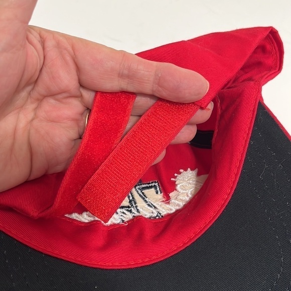 Budweiser 76 Hat  Cap Red Adjustable Hook &Loop Back Strap Adult - Picture 5 of 11
